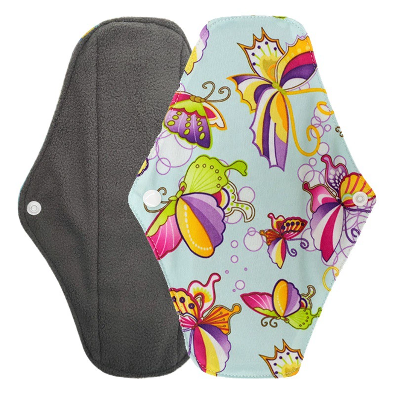 【 300 штук бесплатно пост】 Полотенце для физиологического периода можно повторить L-код M Code S бамбуковый уголь прокладка для ухода за бамбуковым углем моющийся гигиенический коврик