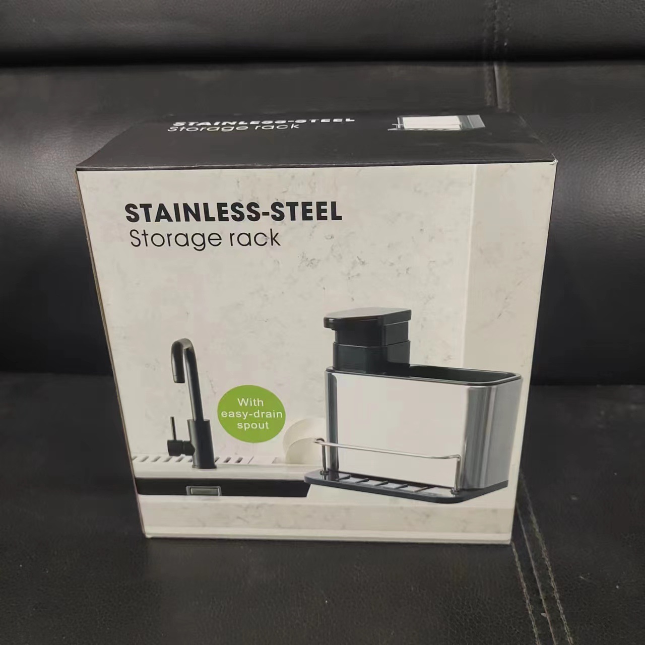 厨房洗碗收纳储物架厨房用品组合多功能水槽洗洁精皂液器洗手液瓶