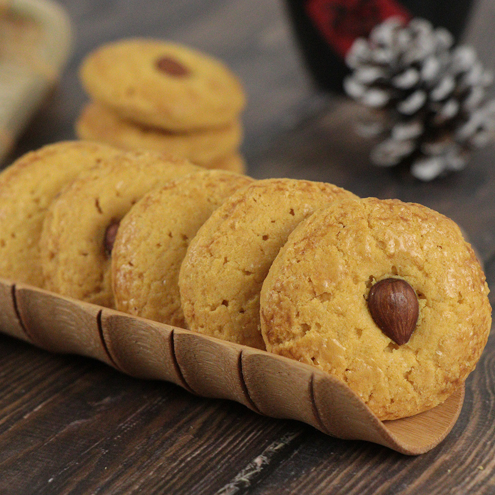 澳门手信特产杏仁酥218g盒装饼干网红休闲零下午茶食品源头厂家