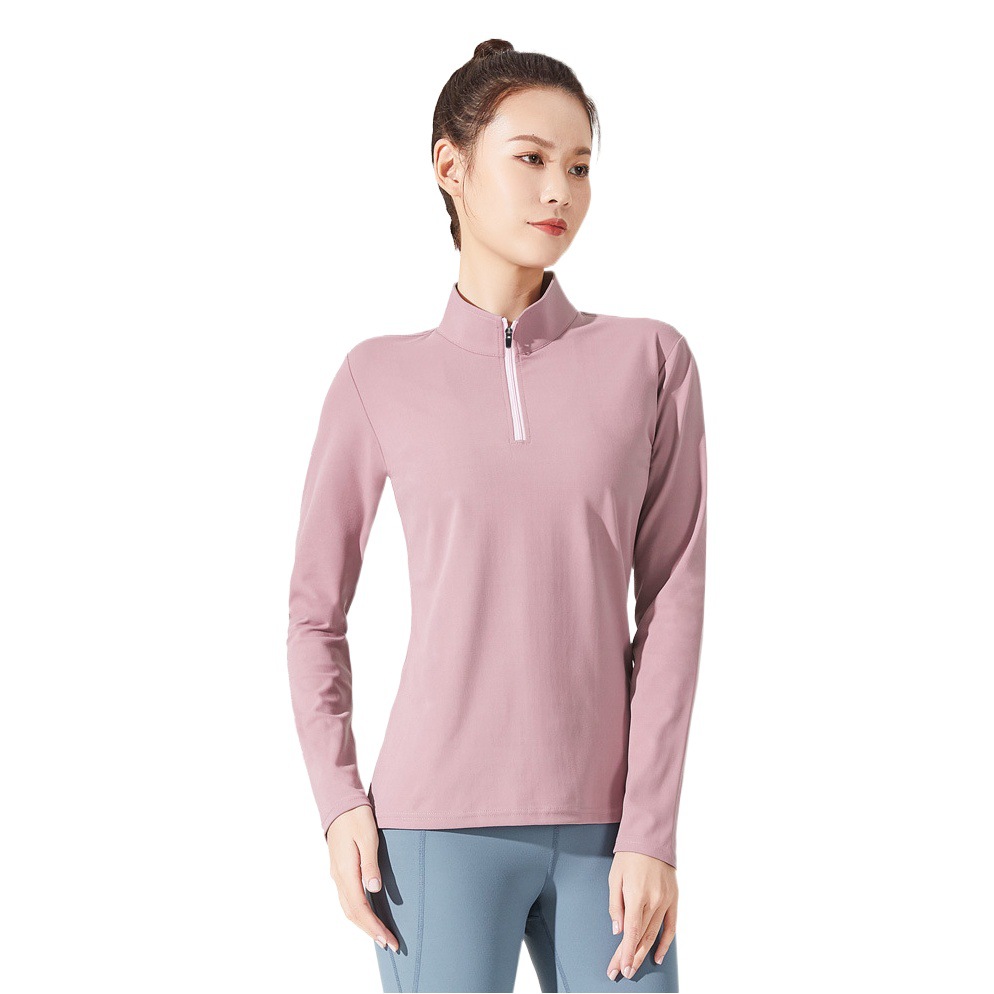 Ropa de yoga de primavera para mujer, tops de fitness de manga larga, nueva ropa de correr de secado rápido, ropa deportiva de entrenamiento ajustada para mujer, en stock