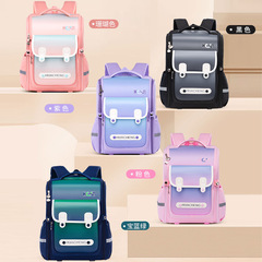 New children's backpack for boys and girls, suitable for first to sixth graders, 3D lightweight and waterproof, double shoulder backpack for reducing burden