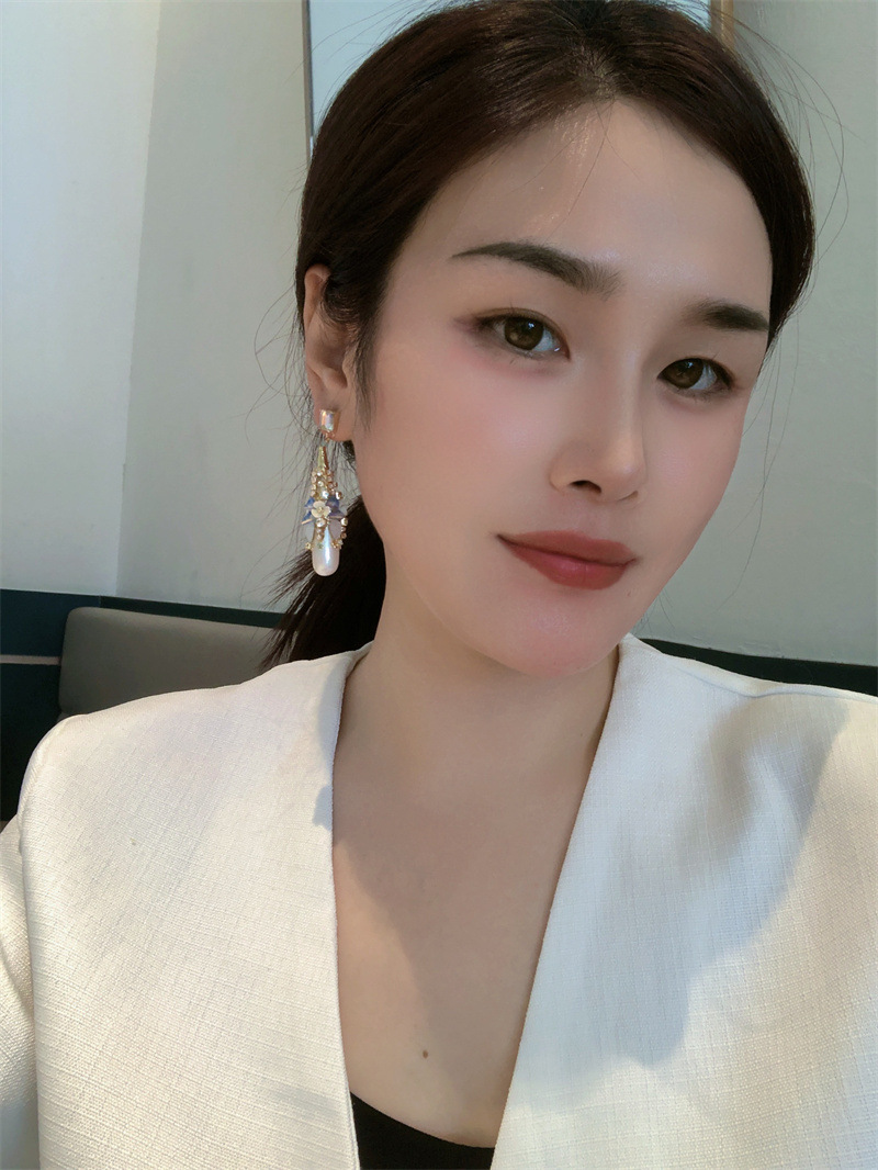 14g Weight Drop Earrings Classification 1 Pair Bohemian Water Droplets Copper Drop Earrings
