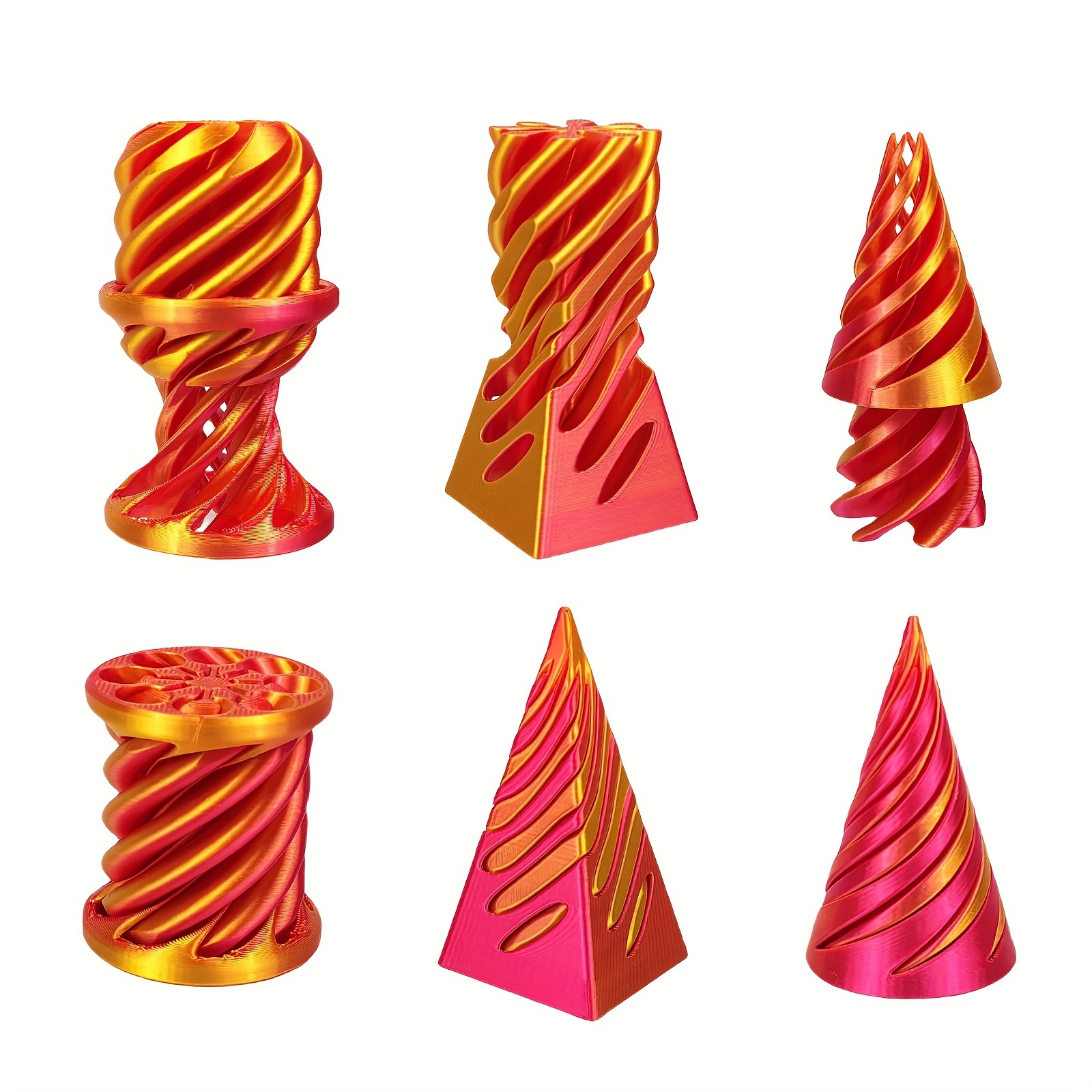 Impresión 3D Juegos descomprimidos Impossible Cone Impossible Cone Fidget juguete vórtice juguetes
