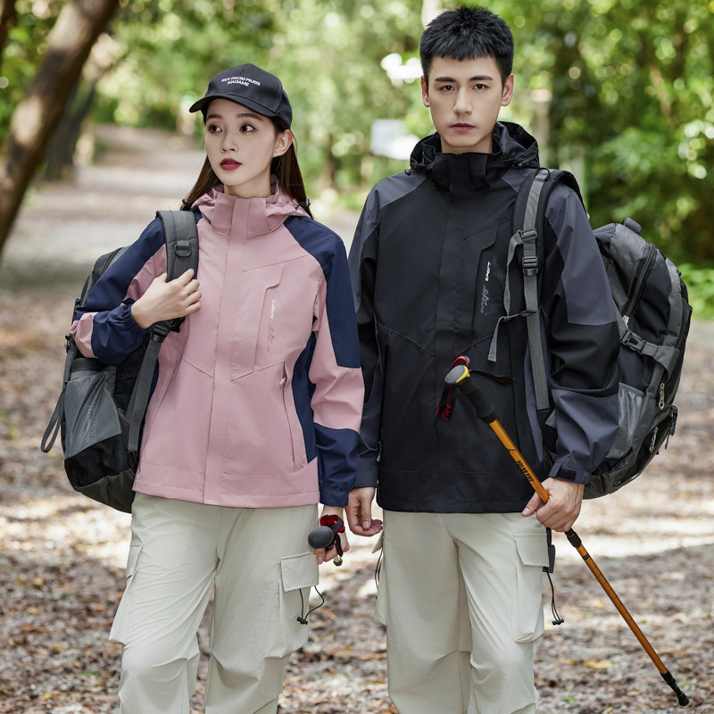 Outdoor Charge Clothes Women's Spring and Autumn Thin Soft Shell Jacket Travel Sports Windbreaker Mountaineering Clothing Couple's Jacket Men's Trendy
