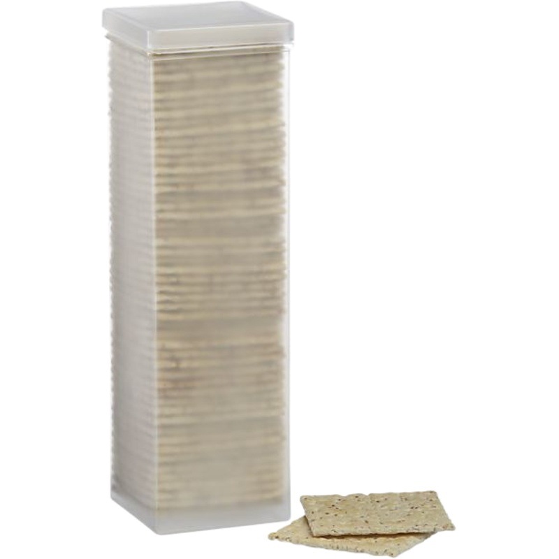 Caja de plástico fresco caja de pastelería transparente galletas papas fritas crujiente pastel de Luna titular de comida cuadrado redondo sellado tarro caja de embalaje