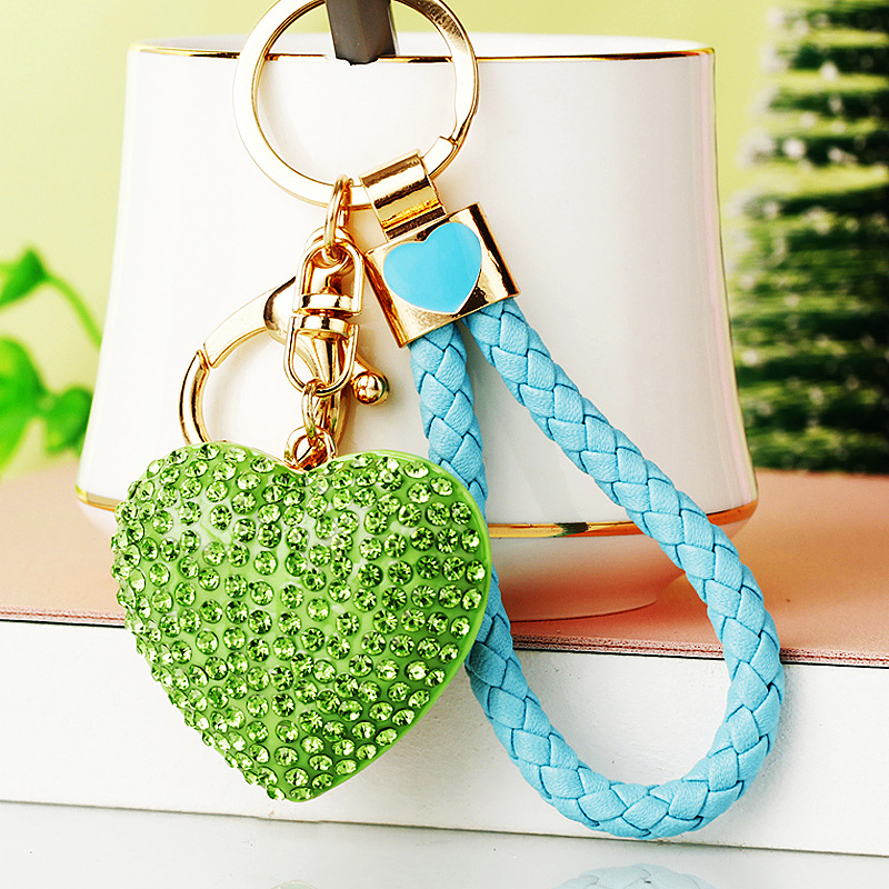 50g Weight Bag Pendant, Keychain Classification 1 Piece Quantity Holiday, Outdoor Occasion Metal Material Heart Shape Pattern Women's Gender Sweet, Simple Style Style Sweet Simple Style Heart Shape Metal Women's Bag Pendant Keychain 19