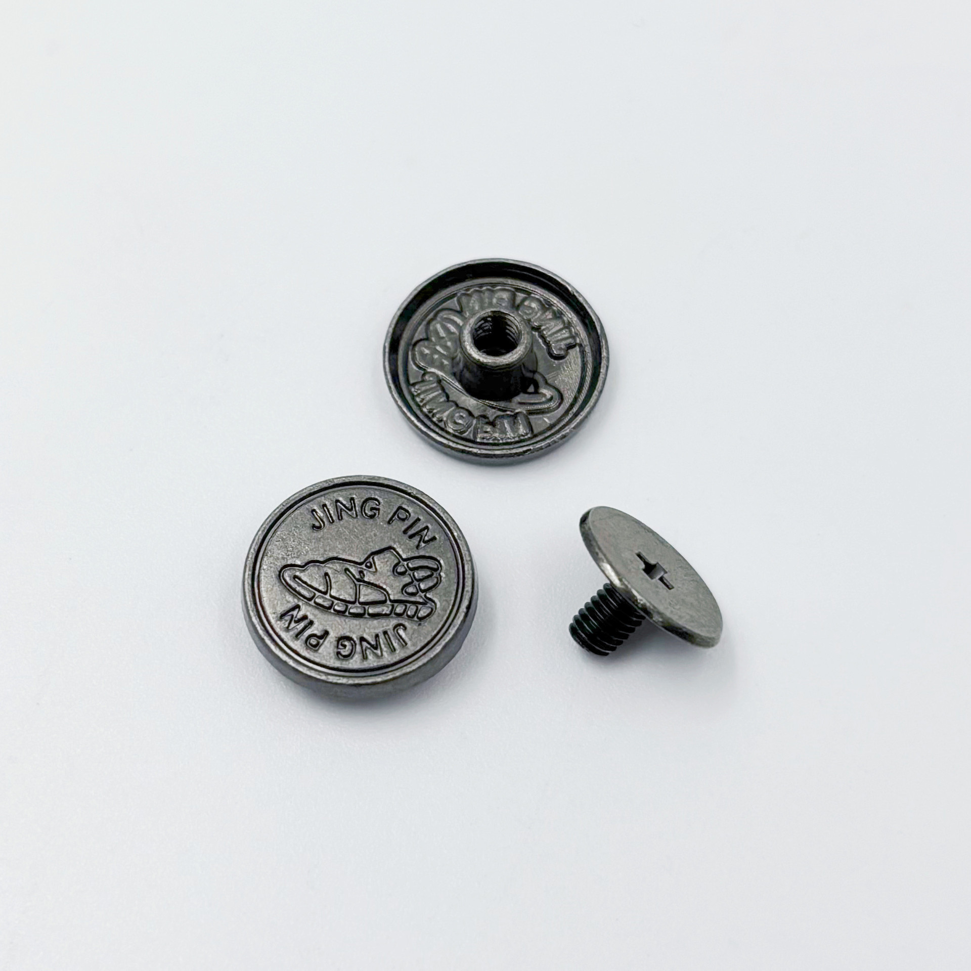 Botón de cordón de sandalias sin clavos fijo botón de decoración accesorios de hardware botón de enlace de botón de tornillo desmontable