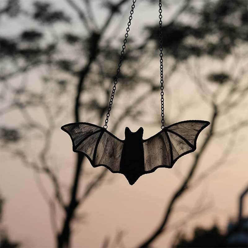 Halloween Funny Bat Arylic Nightclub Party Hanging Ornaments display picture 2