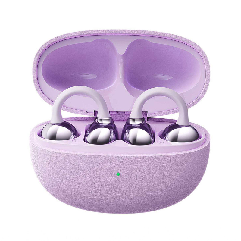 Cx11 Clip-On Bluetooth Earphones with Creative Leather Texture, Bone Conduction, Cloud-Like Comfort, Non-In-Ear True Wireless Earphones Tws