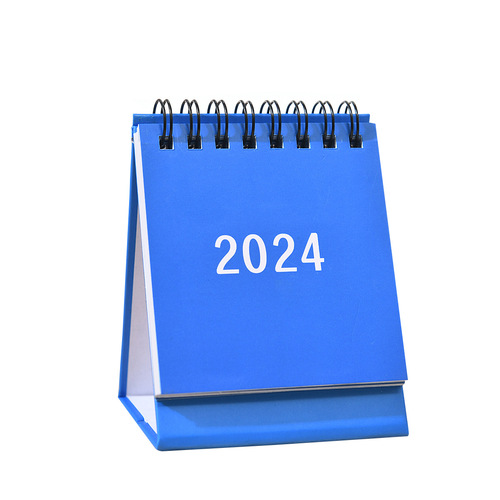 2024年迷你莫兰迪台历桌面摆件日历简约桌面创意记事本礼品台历