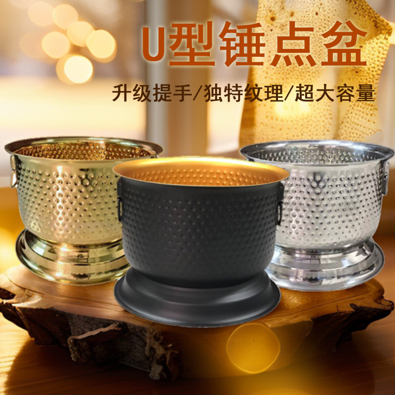 加大不锈钢冰桶冰镇啤酒饮料桶酒吧KTV聚会香槟桶爆款货源冰块