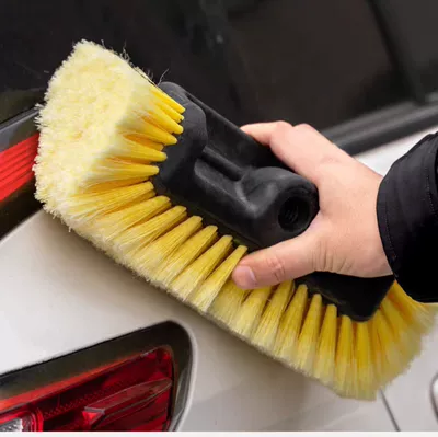 Telescopic Aluminum Alloy Brush Rod – Car cleaning tools - five-sided-brush-head