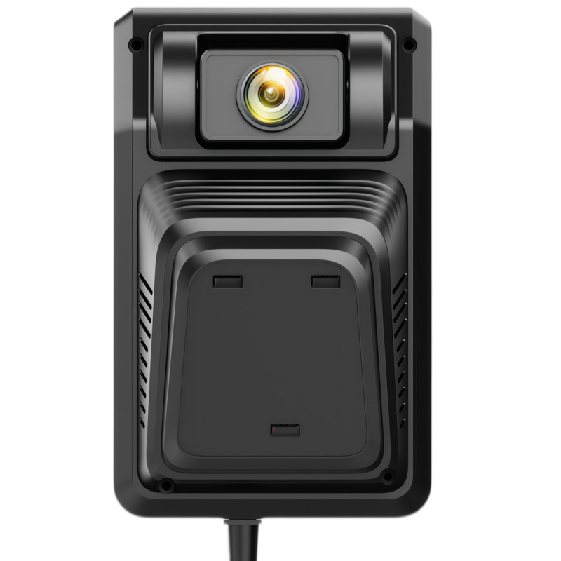 Dual-lens front and rear dashcam with high-definition car video monitoring, Beidou GPS positioning, and fleet video surveillance