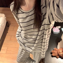 2025冬季新款ins风德绒睡衣女款日系卡通保暖甜美少女家居服套装