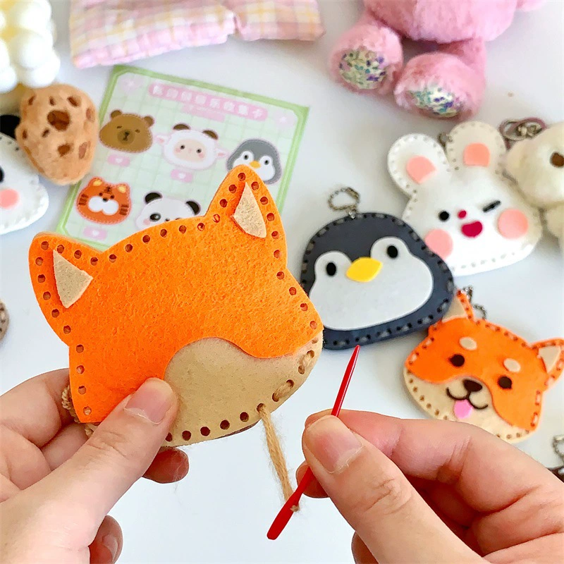 Комплект флисовых материалов для детского сада, игрушка, детская поделка DIY