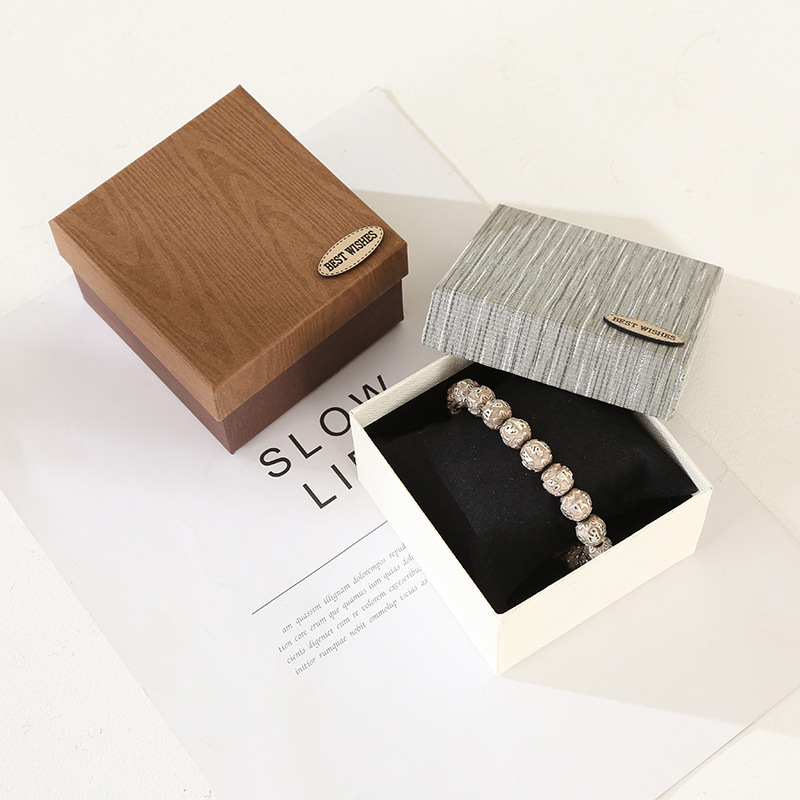 Simple Jewelry 520 DIY Packaging Box English Letters Fashion Watch Bracelet Box Birthday Valentine's Day Gift