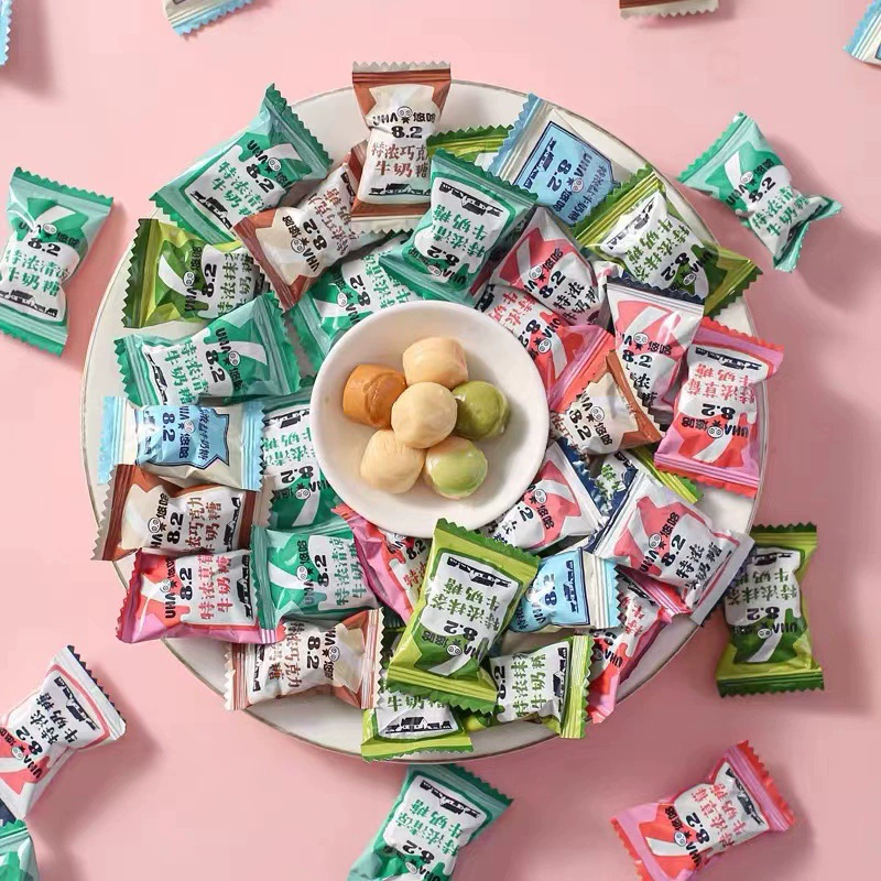 Конфеты с молочным вкусом UHA UHA Rich Milk Candy Bags Matcha Strawberry Flavor Wedding Candy Souvenir Hard Candy Snacks Wholesale
