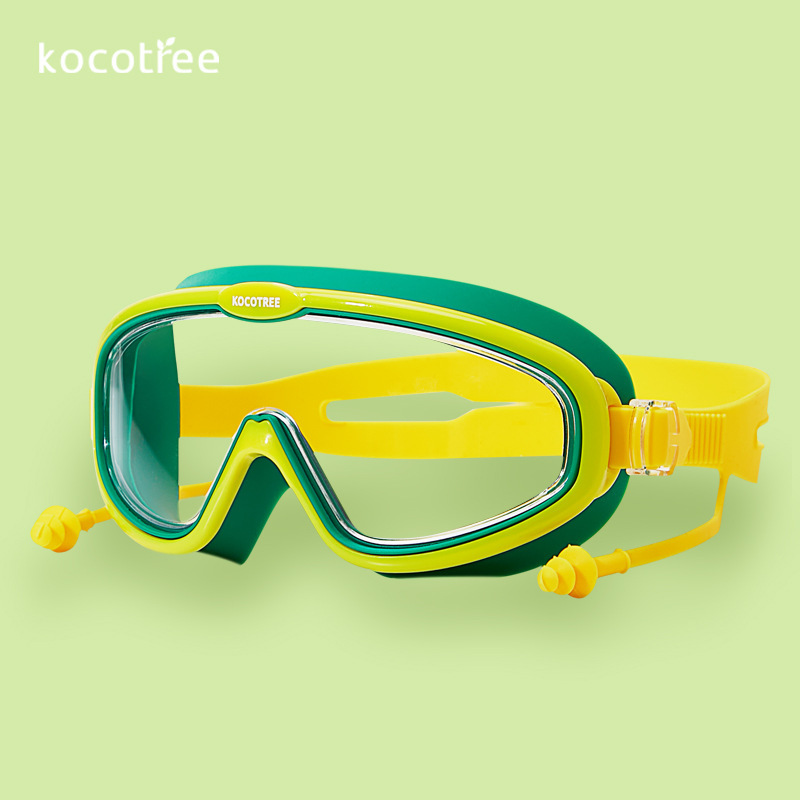KK árbol gafas de natación para niños grandes marcos para niños niñas impermeables a prueba de niebla gafas de natación HD gafas de buceo para bebés