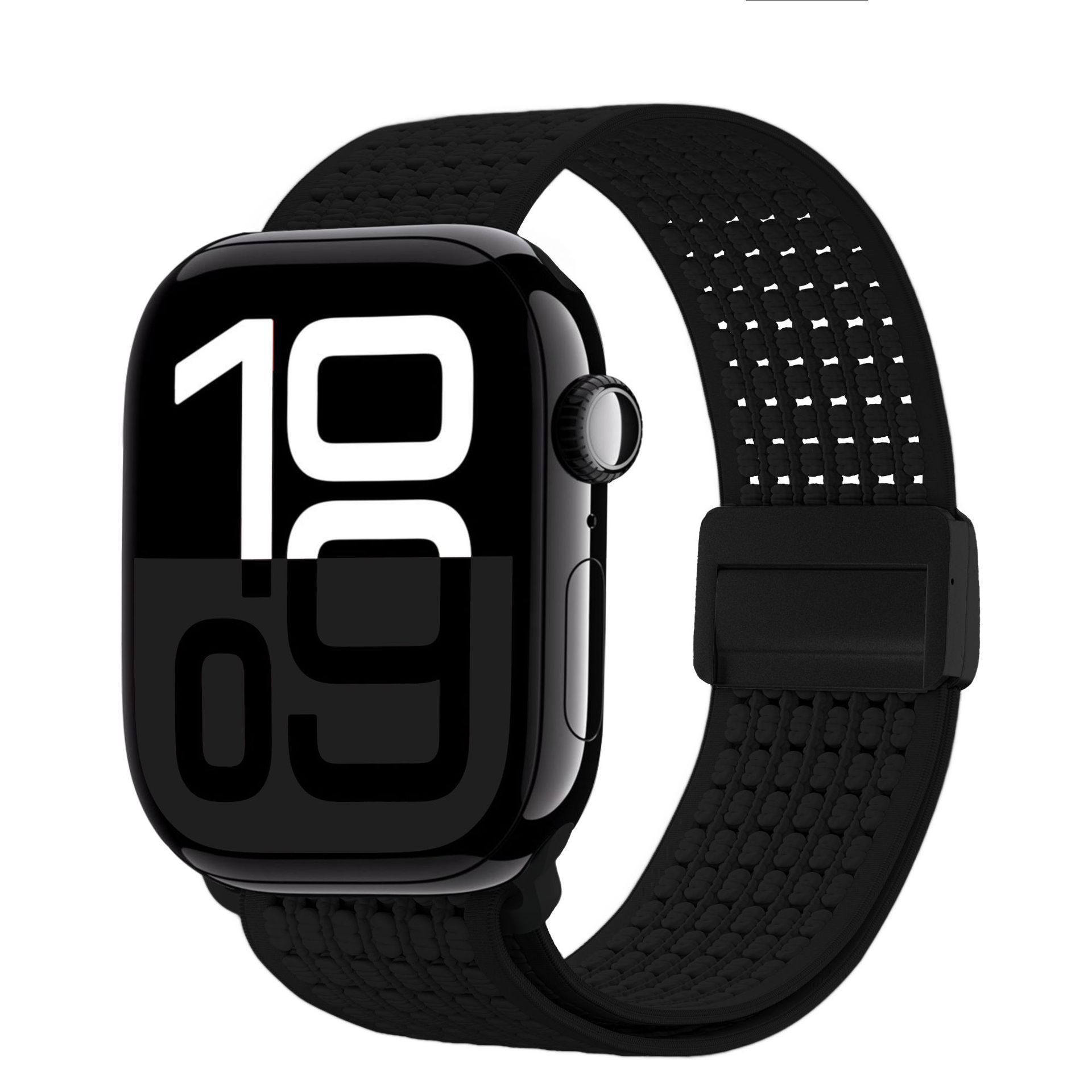Correas para Apple Watch compatibles con Apple Watch 7/8/9, elásticas, de nailon tejido, con cierre magnético, correa para iWatch S10