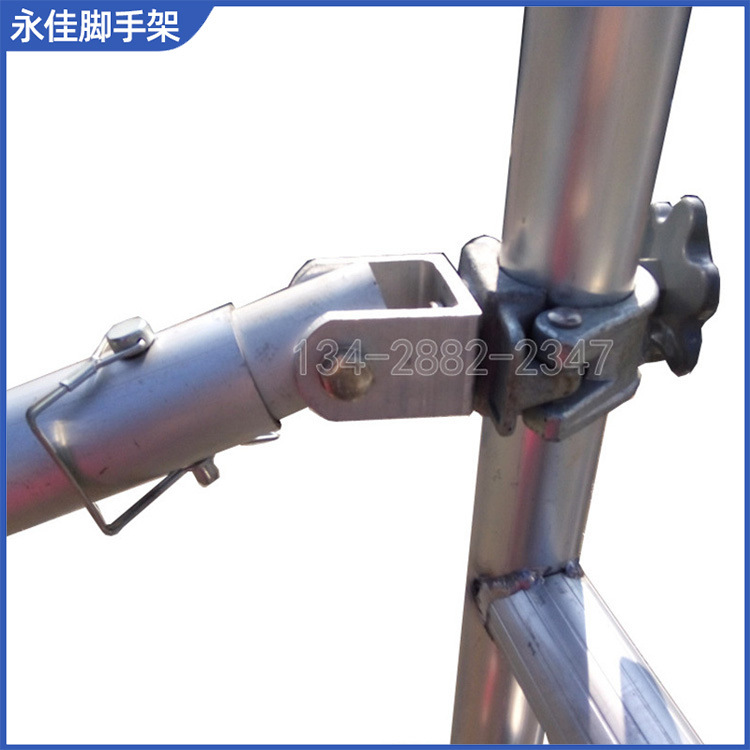 铝合金脚手架 单宽移动铝通架 带1米护栏配件 全套5.7米平台