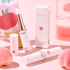 HEYXI韩媛熙水蜜桃润唇膏温变唇膏保湿滋润持久学生唇膜