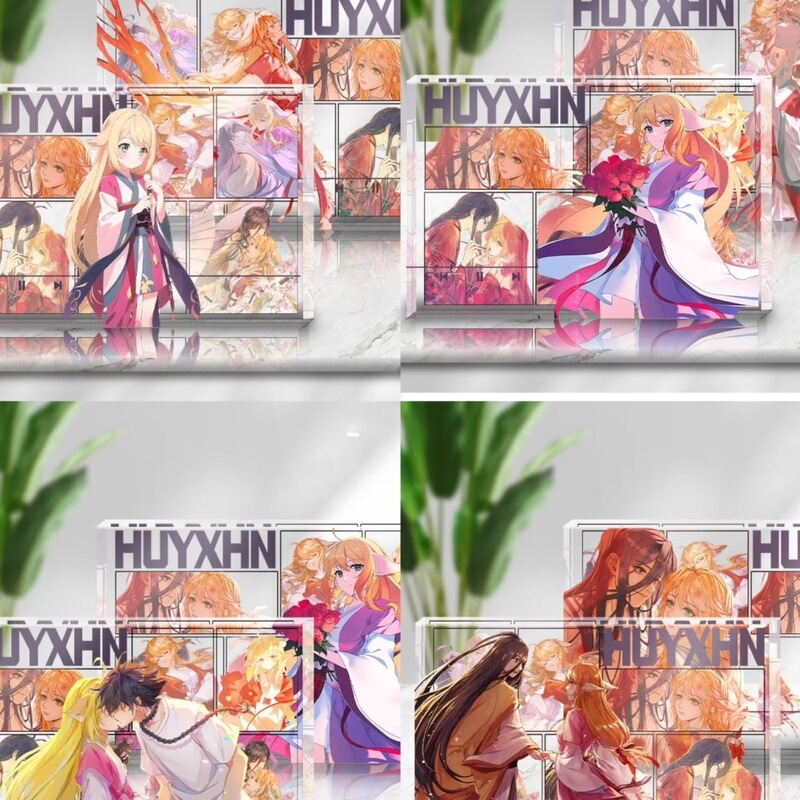 狐妖の紅娘月紅沮山紅白初月透明アクリルレンガ絶妙なアニメファン周辺レンガ|undefined