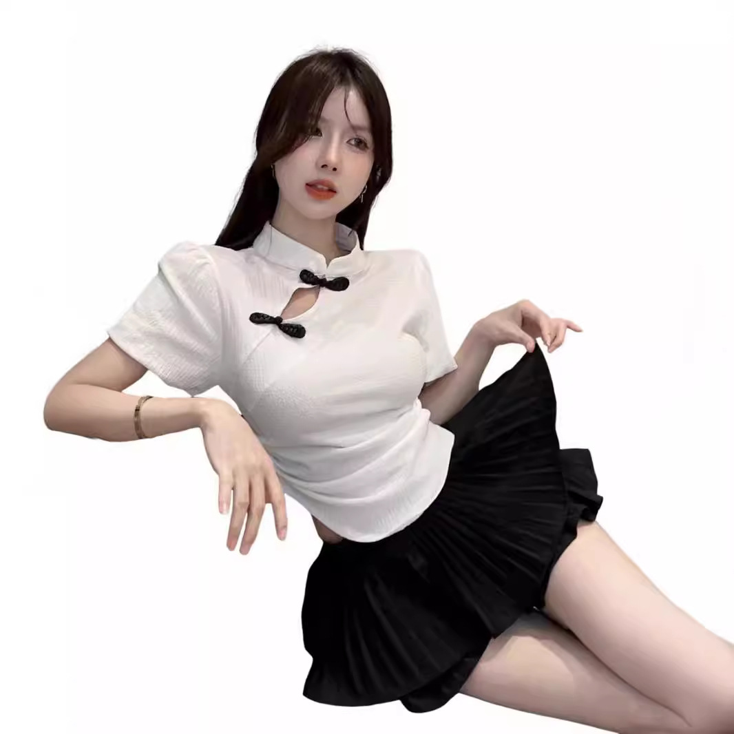 야간 작업복 연령 감소 세트 새 청삼 발 마사지 세트 목욕 발 목욕 기술자 작업복 스커트