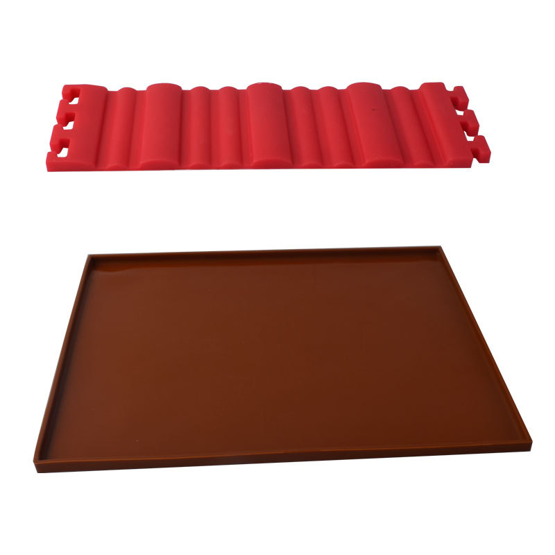 Combinación de molde de pastel deformable traje rollo estera de silicona horno placa estera pastel de cumpleaños molde hogar herramientas para hornear