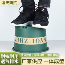 新款二代高款矮胖加仑花盆绿萝月季多肉大口径加厚加仑盆塑料托盘