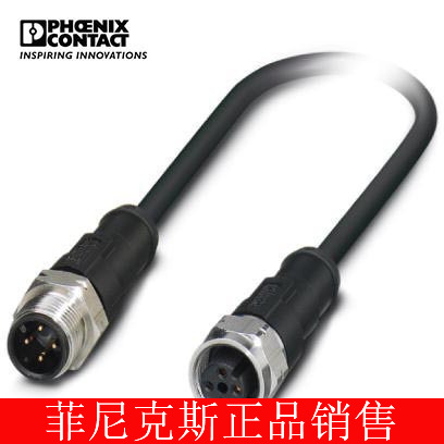 德国菲尼克斯传感器/执行器电缆SAC-4P-M12MS/ 0,3-511/M12FS FB