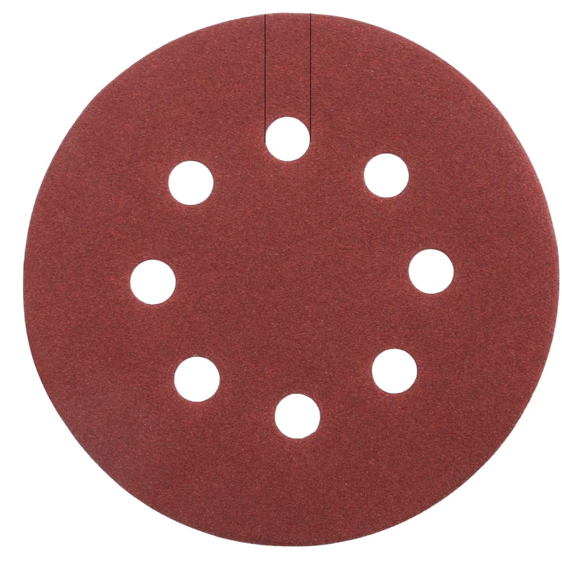 Juego de 100 discos de lija, 5 pulgadas, 8 agujeros, gancho y bucle, lija flocada, adecuados para lijadoras orbitales, tela de lija.