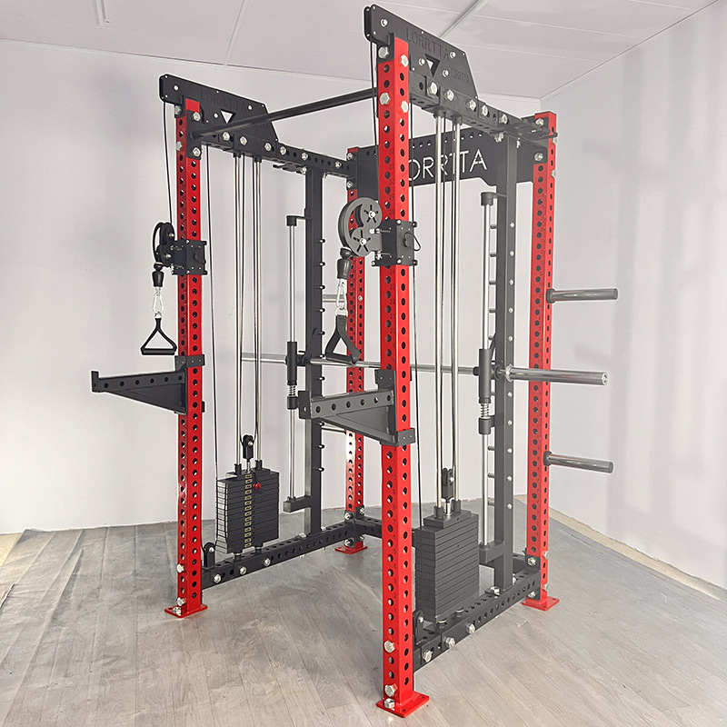 Entrenador integral multifuncional de aves domésticas REP vertical push-down cuclillas multifuncional pórtico integrado