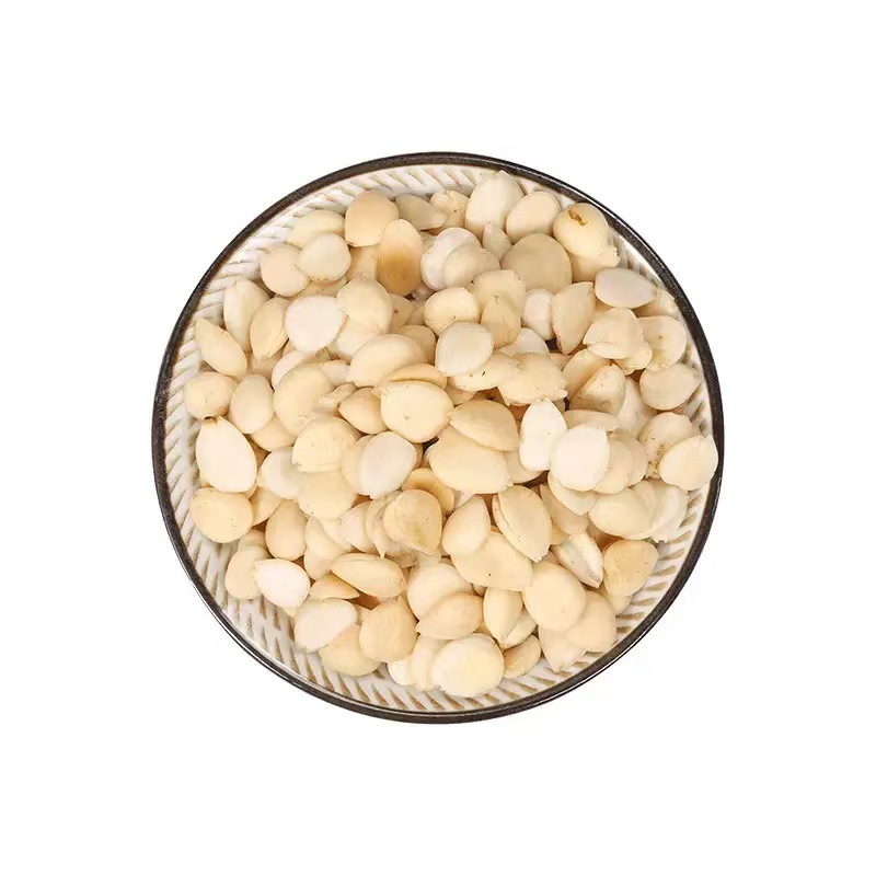 Sweet Almond Kernels Xing Ren Prunus armeniaca Peeled Dried Seeds for Baking Tea and Congee 500g in use