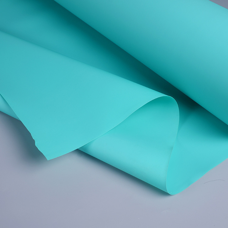 厂家车缝电压高频PEVA透明膜 口水肩饭兜PEVA磨砂膜  彩色膜EVA薄