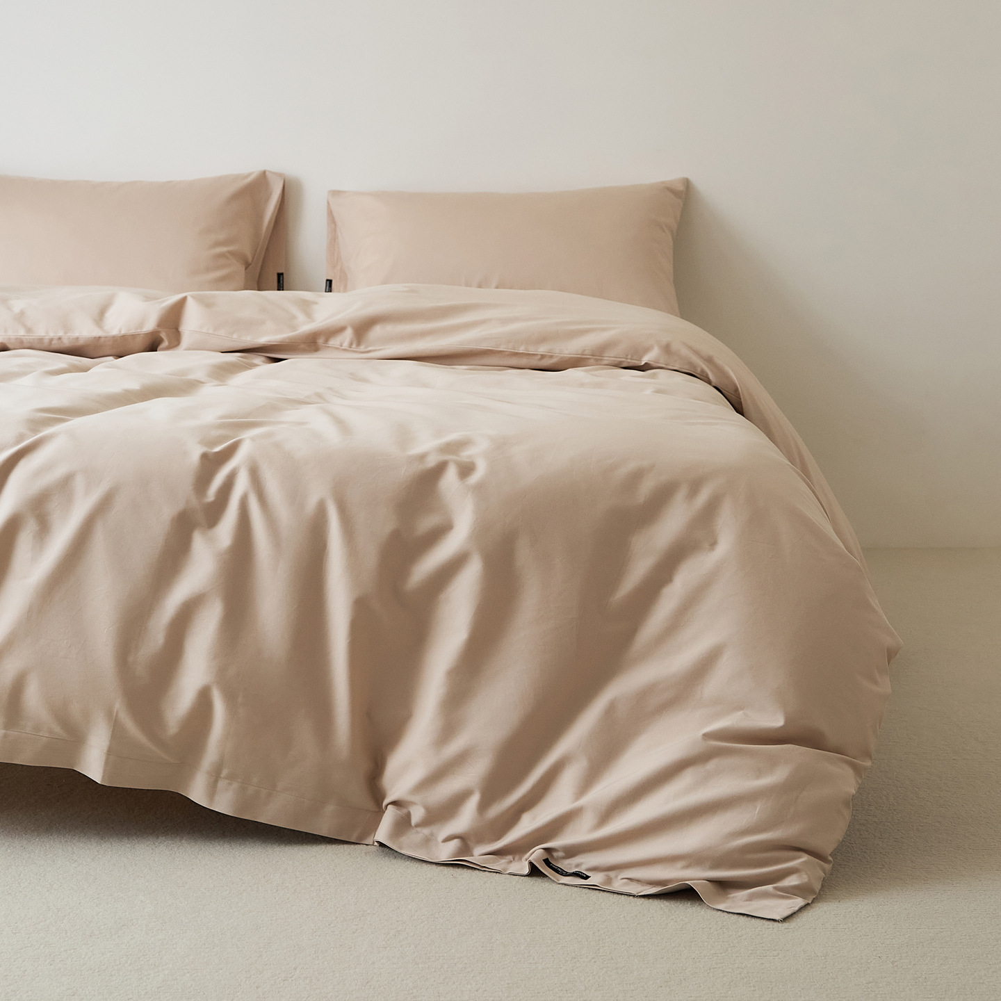 100s純綿の綿の長い綿の毛を磨いて布団カバーの単品の秋冬の厚いベッドカバーの綿の布団カバーの純色のシーツの枕カバー