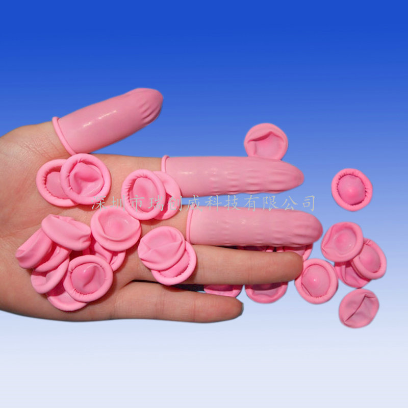 Long-term supply Pink Scrub Incision Finger sheath black practical Finger sheath Purification finger sets