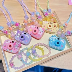 投影相机项链甜美创意卡通小女孩库洛米可爱女童宝宝饰品配饰礼物