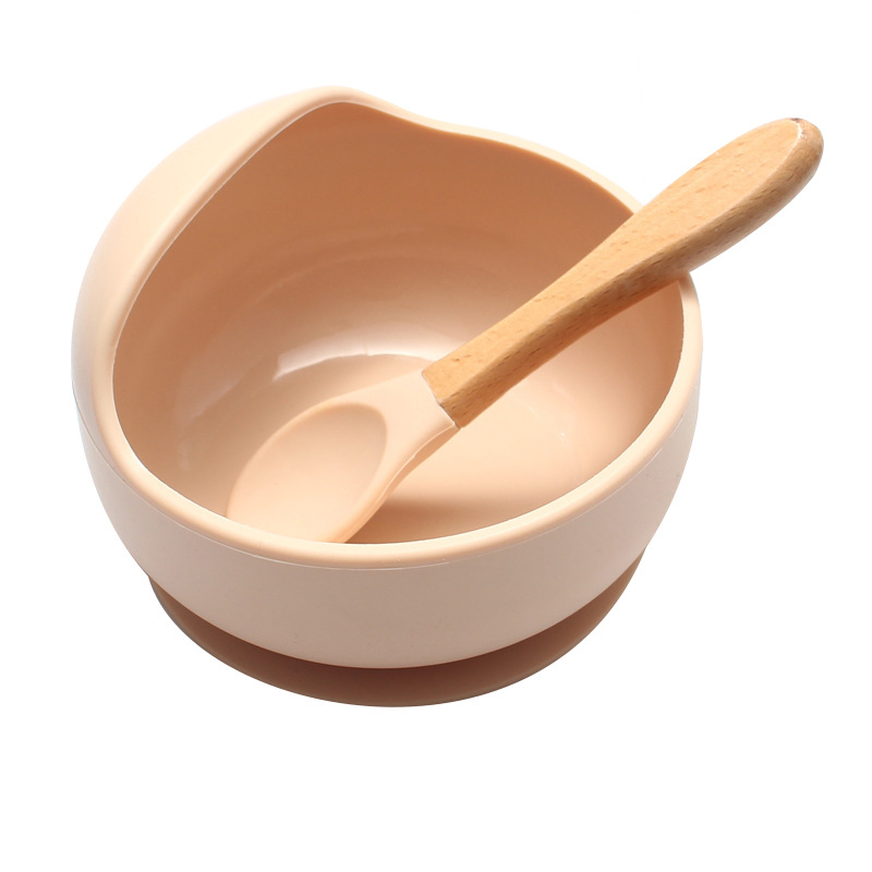 Beige - bowl + spoon