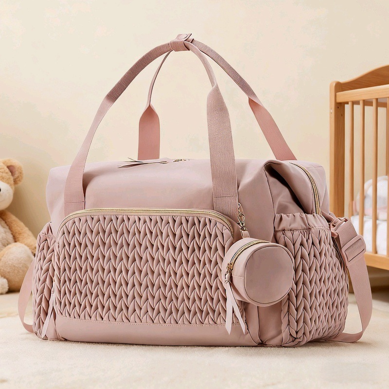 Amazon In-Stock New Diaper Bag Tote Bag Large Capacity Travel Diaper Bag Multifunctional Maternity Hospital Bag