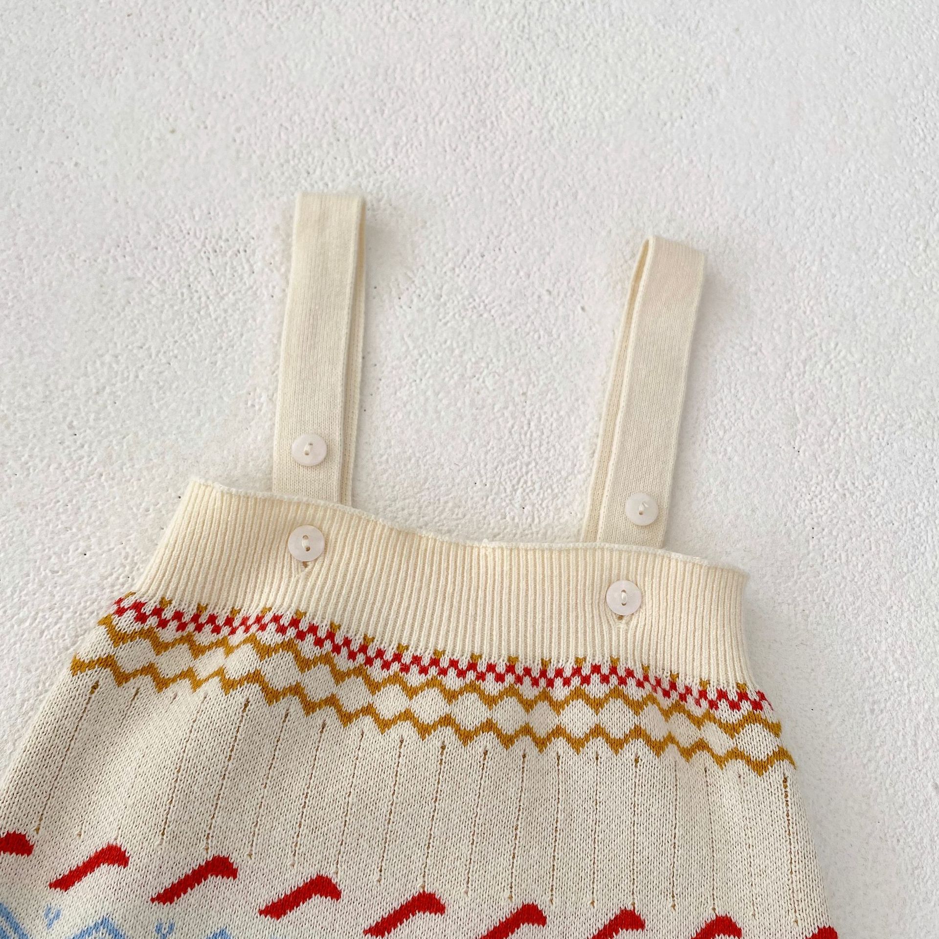 2024 őszi új unisex jacquard kötött szett fiúknak, lányoknak, babáknak, hosszú ujjú kardigán és khaki színben külön-külön_voghion.com