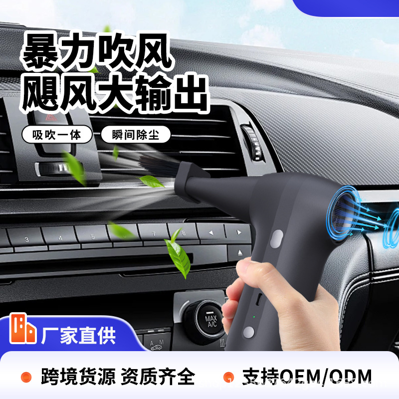 New Vacuum Cleaner for Cars, Household High-Power Dual-Motor True Blowing and Suction All-In-One Dust Collector Cross-Border