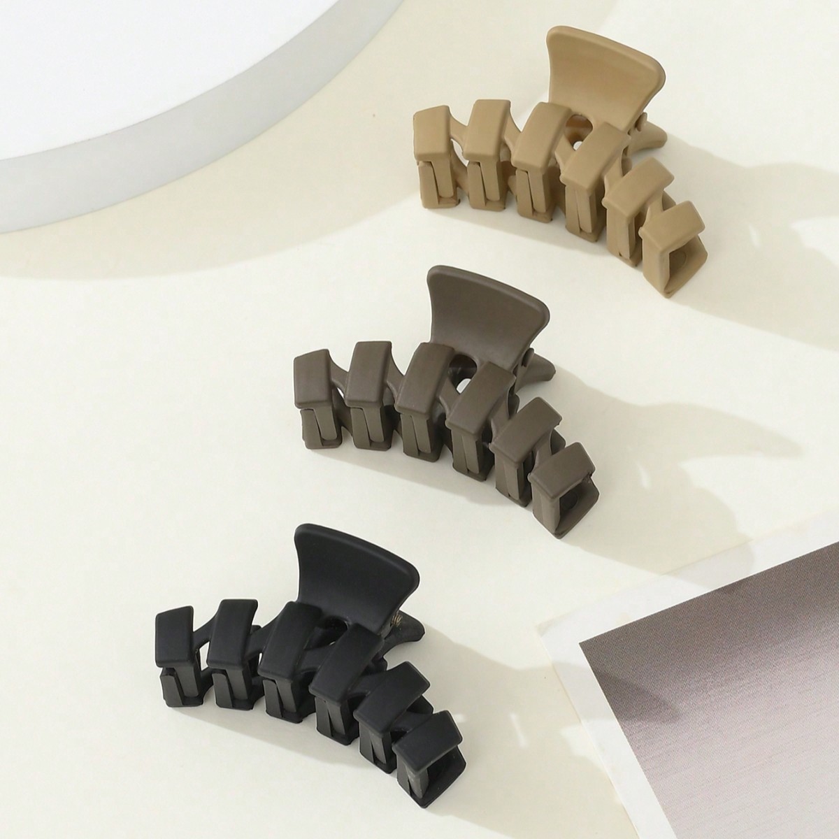 3-piezas pequeño tamaño clip helado mate niña niños mini lindo color horquilla roto pelo tiburón clip transfronterizo