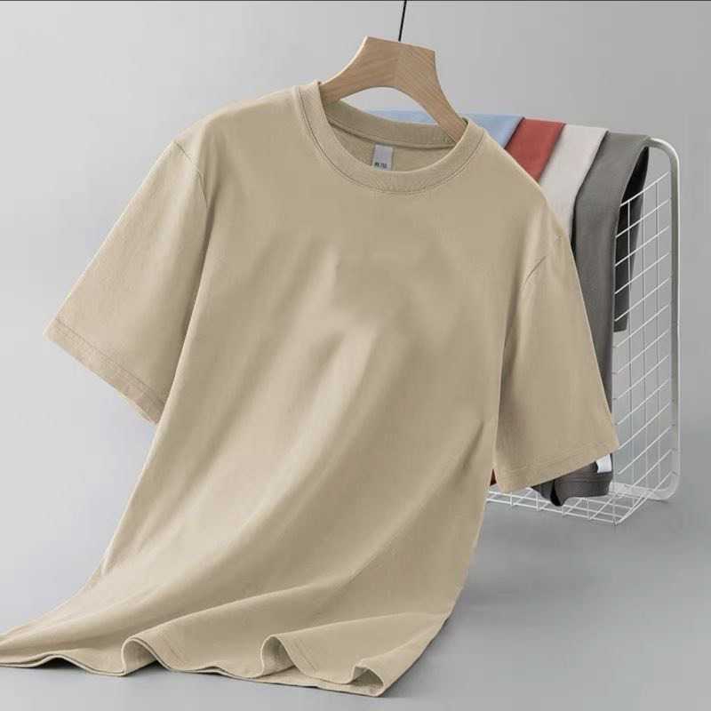 Camiseta de manga corta de los hombres de otoño nuevo estilo coreano SLIM-Fit moda impreso fino cuello redondo en el puesto image 15