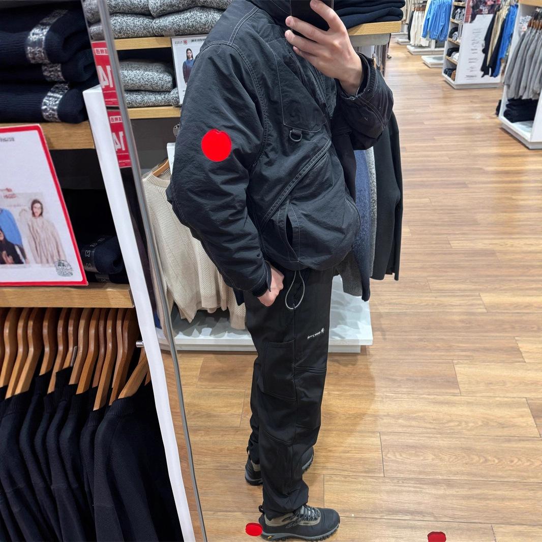 Men's Softshell Tactical Rugged Straight-Leg Workwear Pants, American Functional Style Outdoor Hiking Pants_voghion.com
