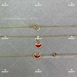 麒麟平安如意锁项链高版本925纯银国风红玛瑙贝母吊坠送女友礼物