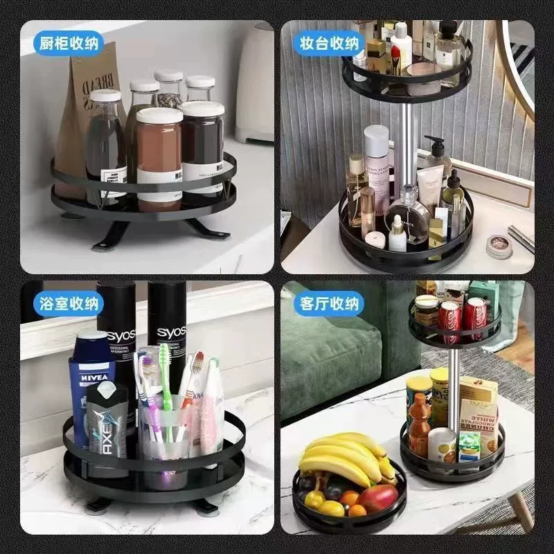 Spice Rack Storage Rack Countertop Rotating Kitchen from Yomiego
