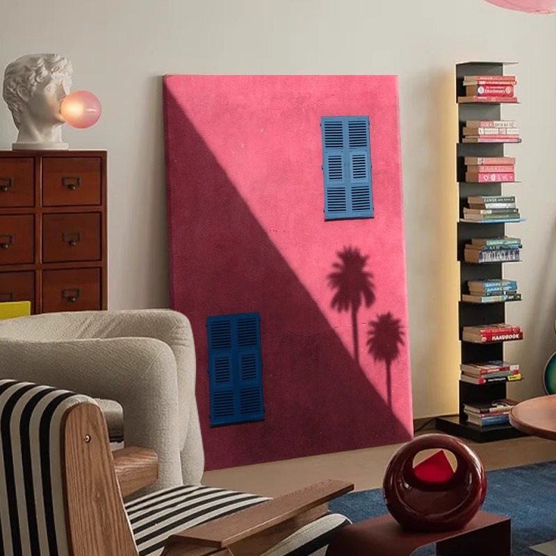 Matisse Living Room Niche Art Decorative Painting Ins Bedroom Bedside Pink Landscape Hanging Painting Modern Simple Mural