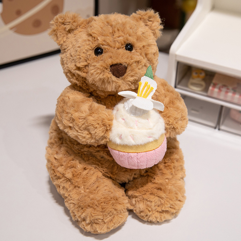 JC バーガーラビット人形小動物ぬいぐるみかわいいケーキ堡壘人形女の子睡眠枕人形|undefined