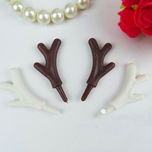 Handmade diy Christmas Halloween accessories material simulation antler headband accessories
