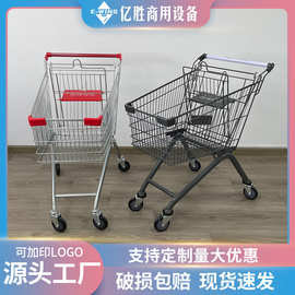 厂家批发欧式超市购物车手推车商场便利店物业仓库理货车买菜推车